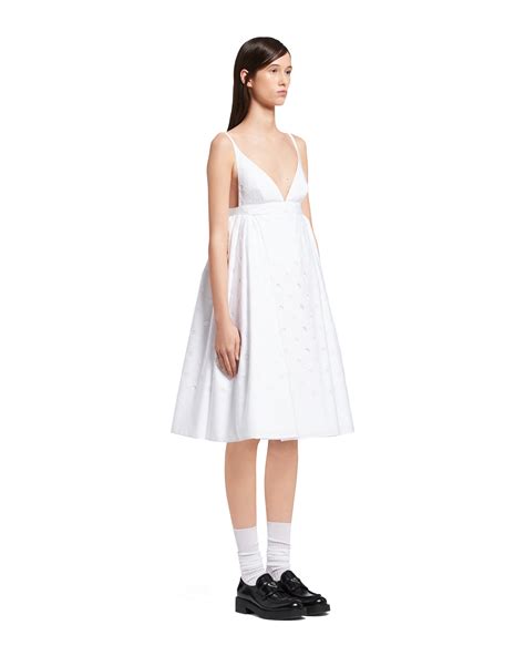 white lace prada dress|Prada pleated dress.